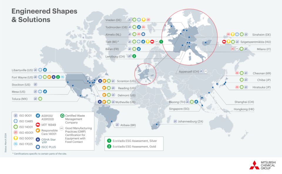 Kaiteki Map - Cert - Engineered Shapes & Solutions